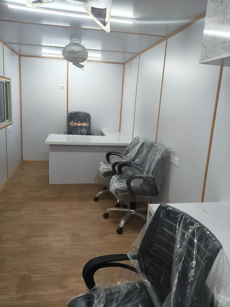 Portable Cabin With Toilet manufactured by SR Enterprises