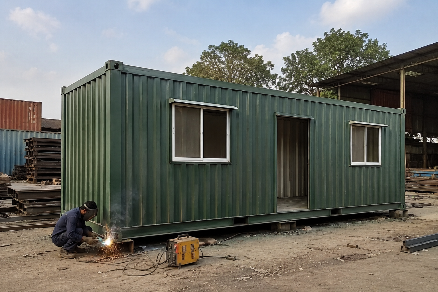 MS Container Fabrication view 3