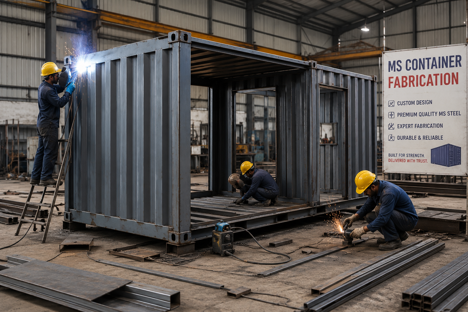 MS Container Fabrication manufactured by SR Enterprises